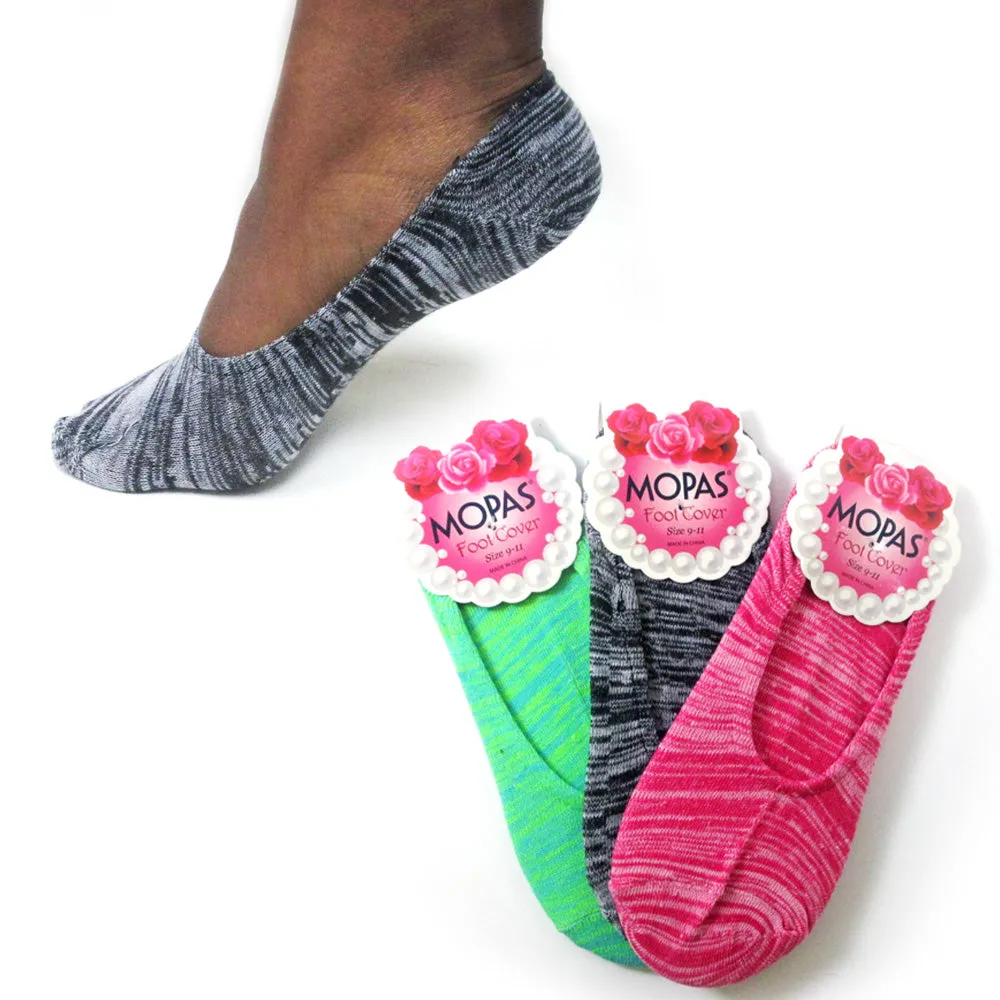3 Pairs Womens Liner Socks No Show Boat Ballet Foot Cover Footies Low Cut