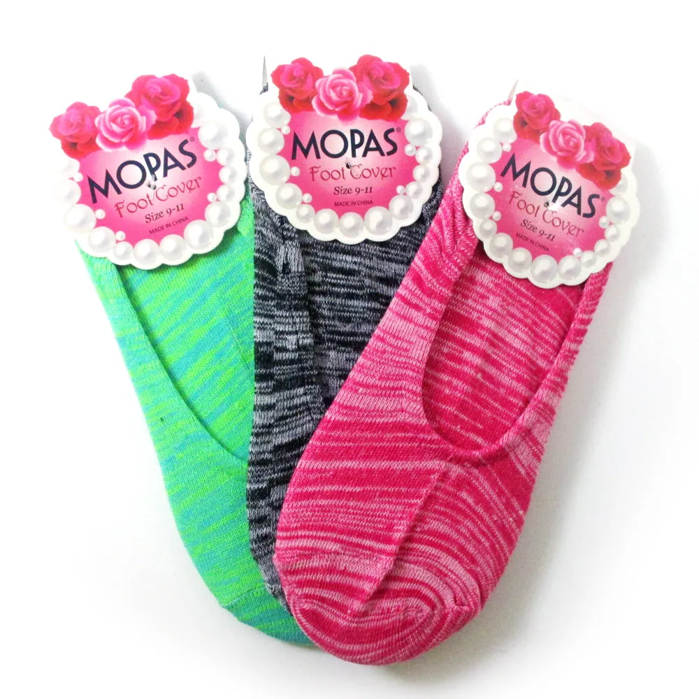 3 Pairs Womens Liner Socks No Show Boat Ballet Foot Cover Footies Low Cut