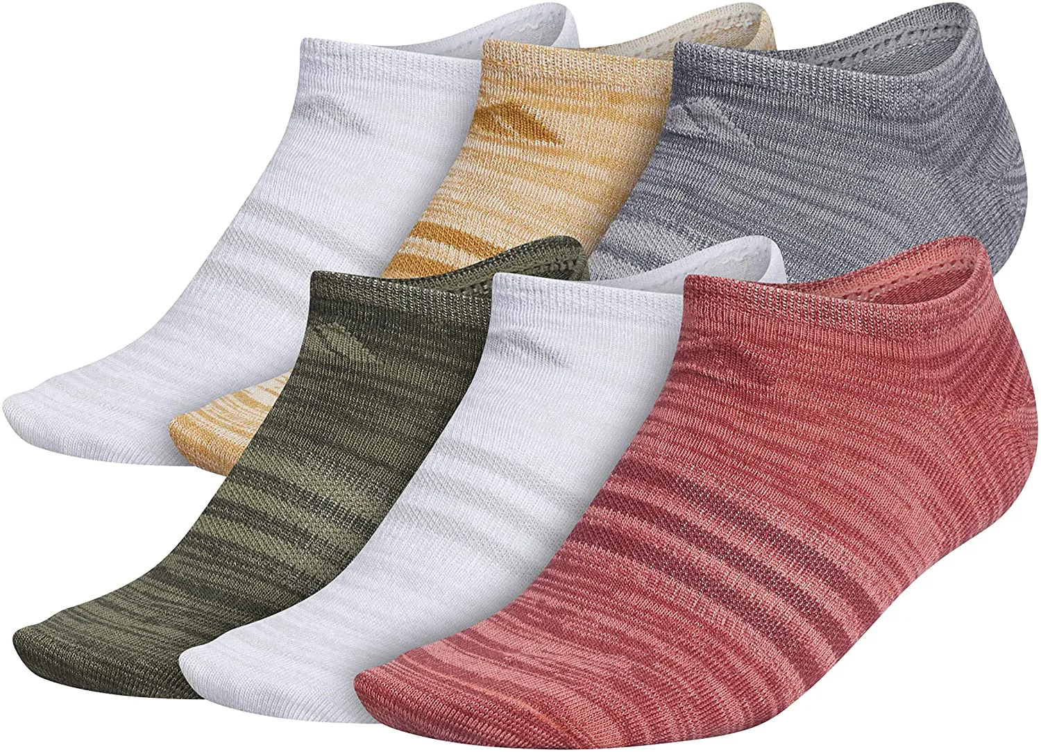 adidas womens Superlite No Show Socks (6-pair)