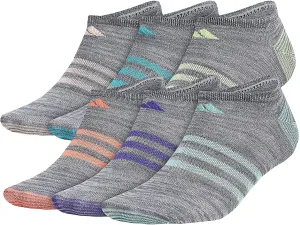 adidas womens Superlite No Show Socks (6-pair)