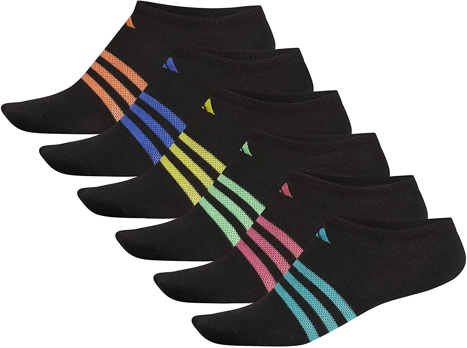 adidas womens Superlite No Show Socks (6-pair)