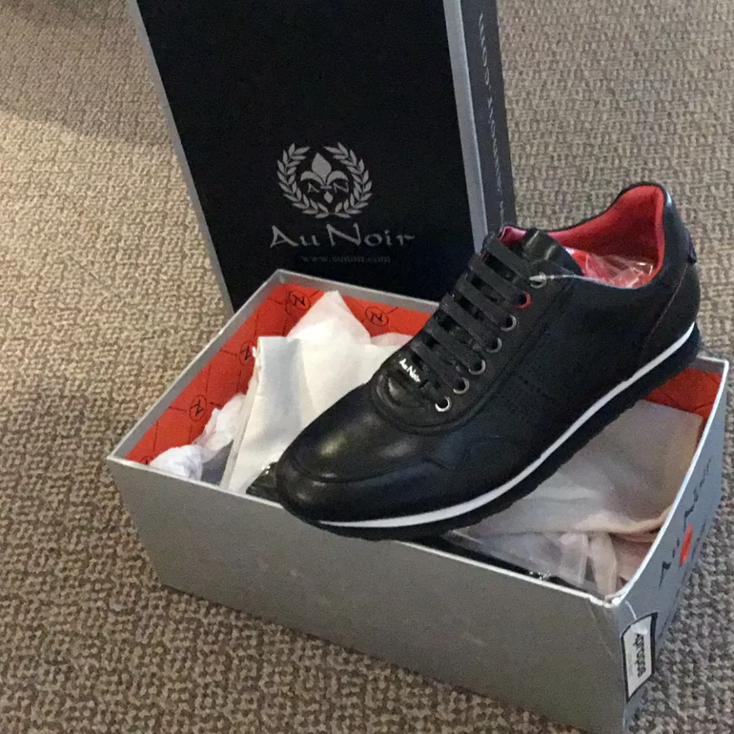 Au Noir Mens Shoes James Black