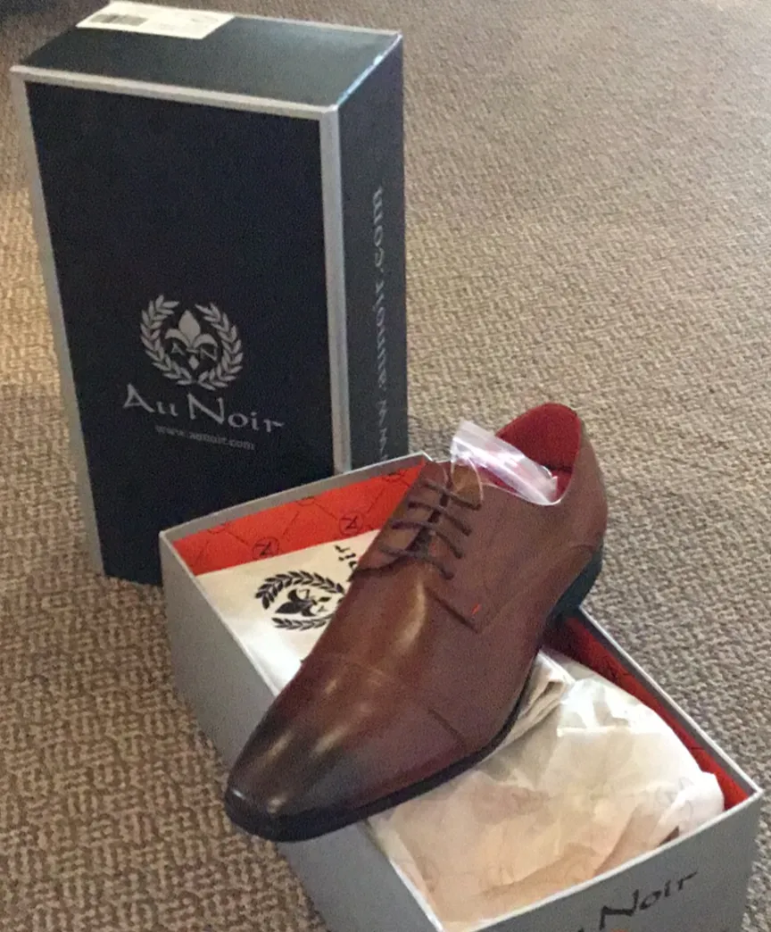 Au Noir Mens Shoes Monroe Cognac