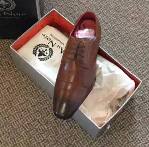 Au Noir Mens Shoes Monroe Cognac