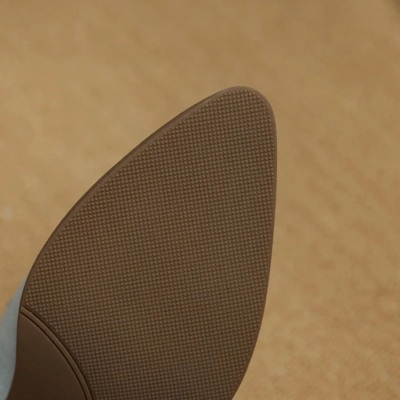 Cleste Leather Mules