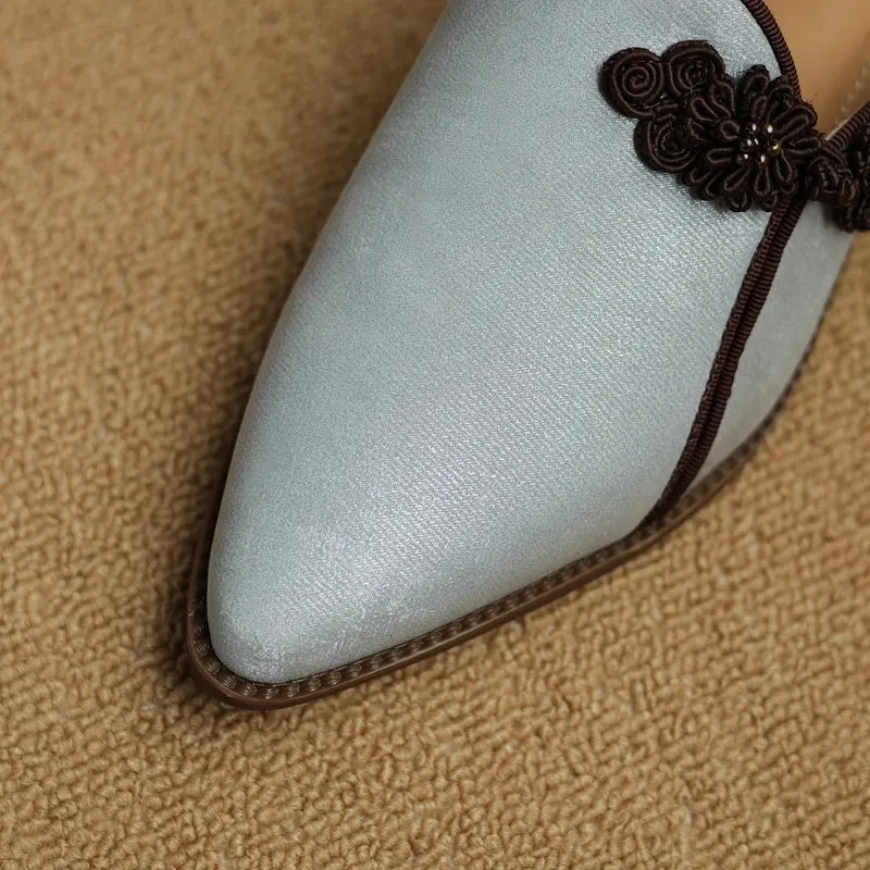 Cleste Leather Mules