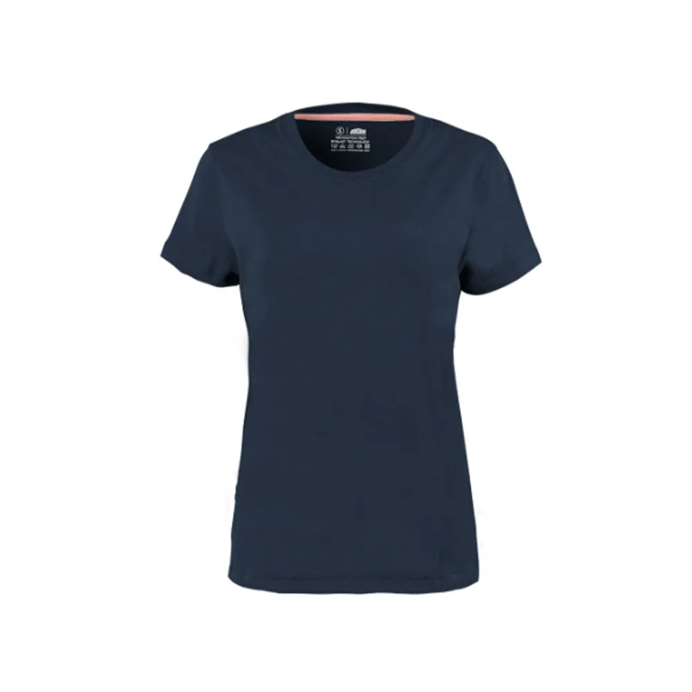 JONSSON WOMENS 160g COMBED COTTON COLOUR-NAVY SIZE-L