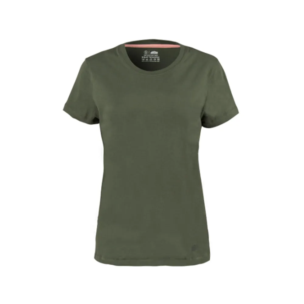 JONSSON WOMENS 160g COMBED COTTON COLOUR-OLIVE SIZE-2XL