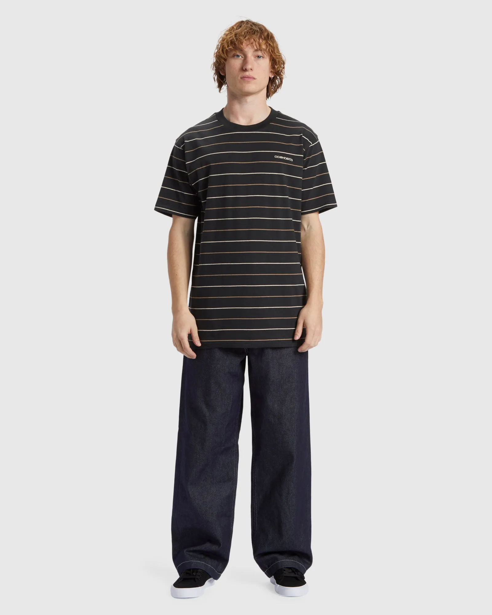Mens Lowstate Stripe T-Shirt