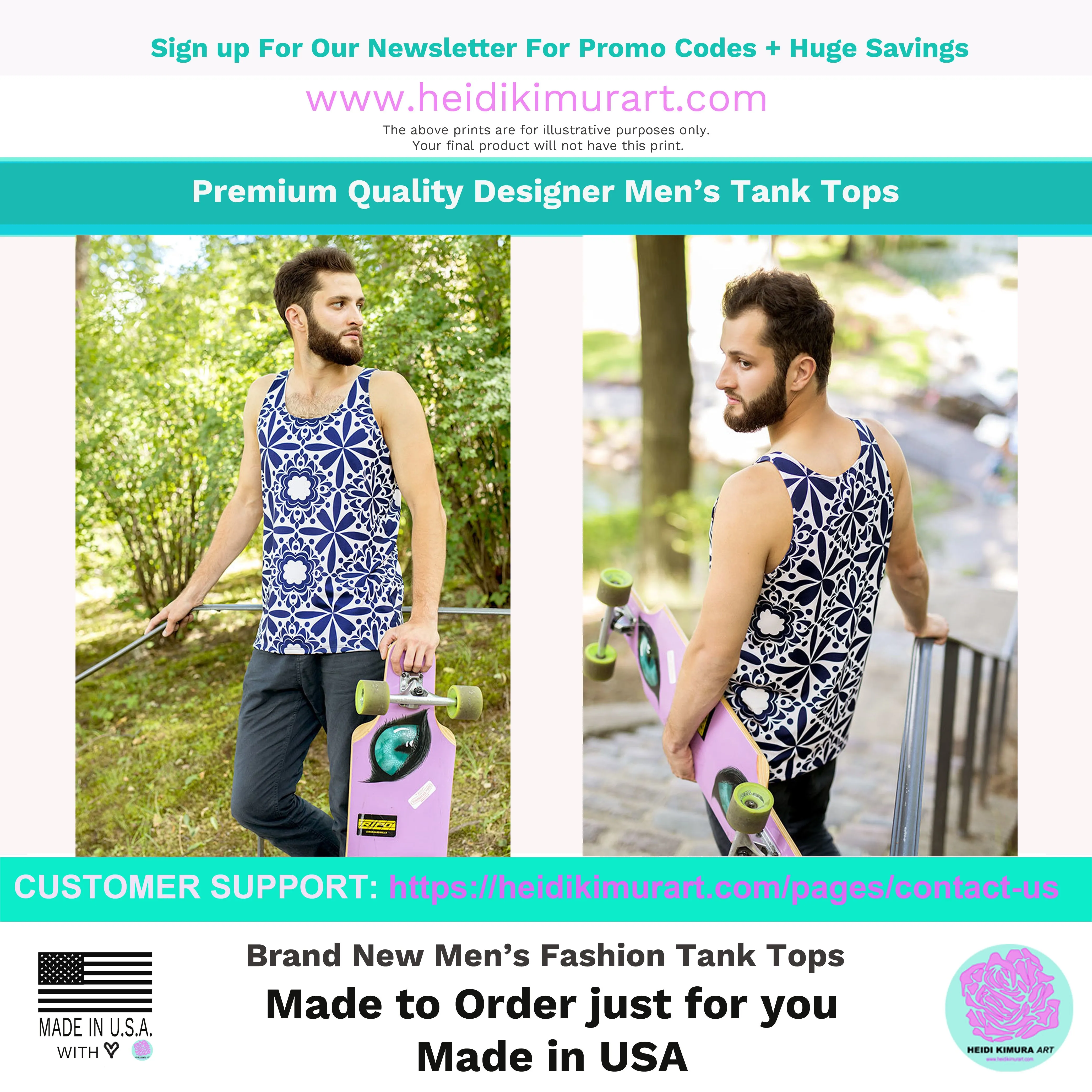 Modern Black Stripes Tanks, Vertical Stripes Men's or Women's Best Tanks-Made in USA/EU