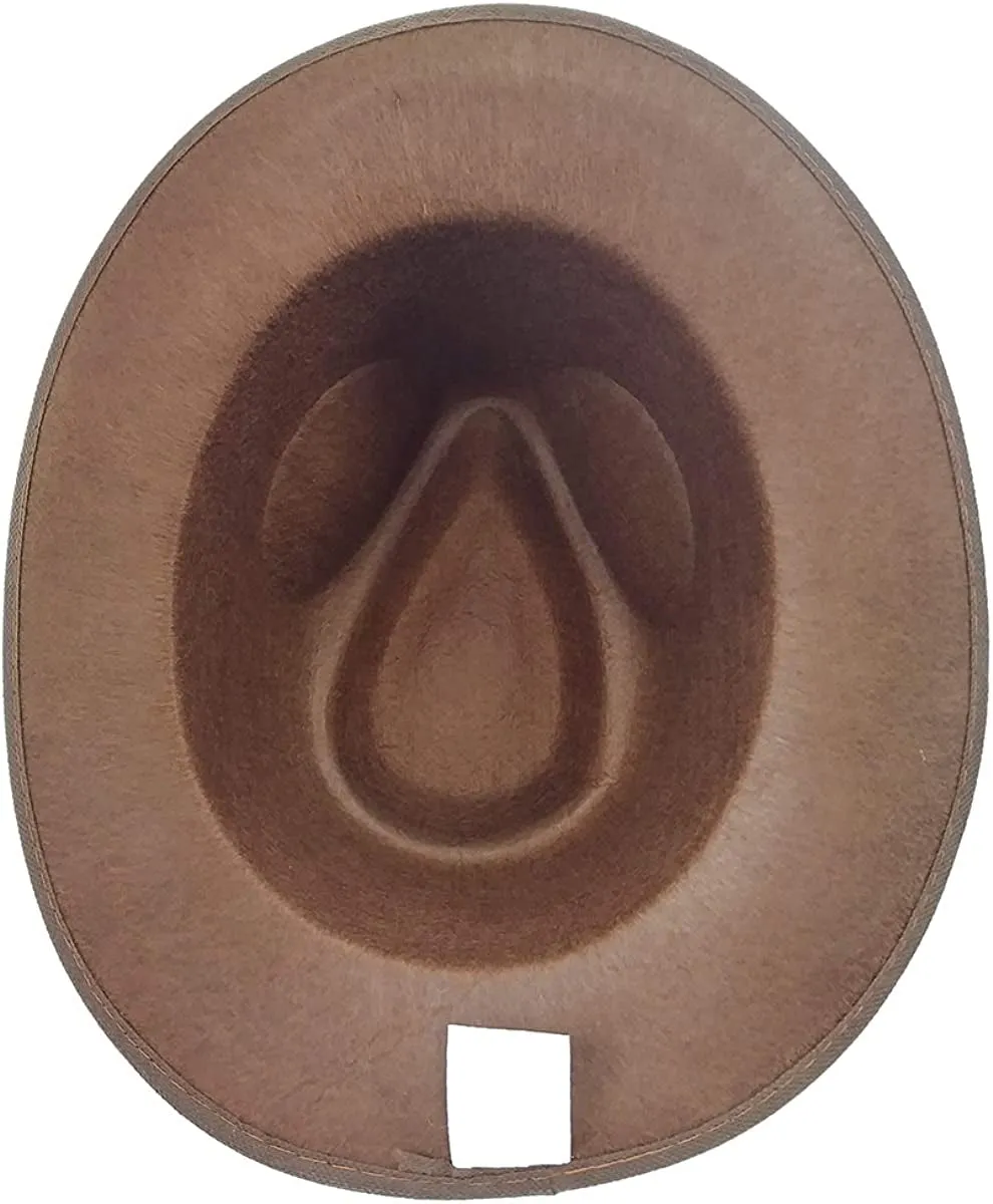 Nicky Bigs Novelties Mens Costume Accessory Adventurer Explorer Fedora Hat, Brown, One Size