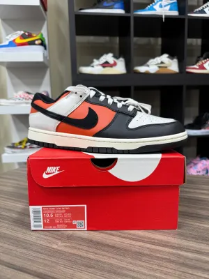 Nike Dunk Low Black/Orange/Cream Sz 10.5