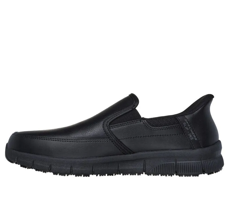 Skechers Mens Black Nampa Broxtin Slip In Shoes