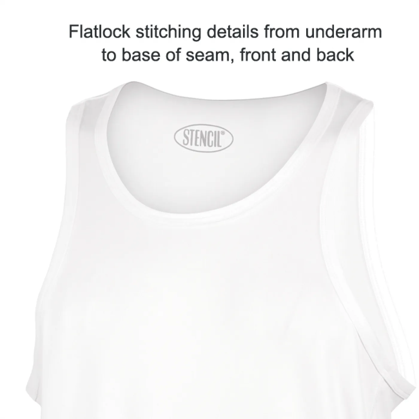 Stencil 7014 Mens Competitor Singlet