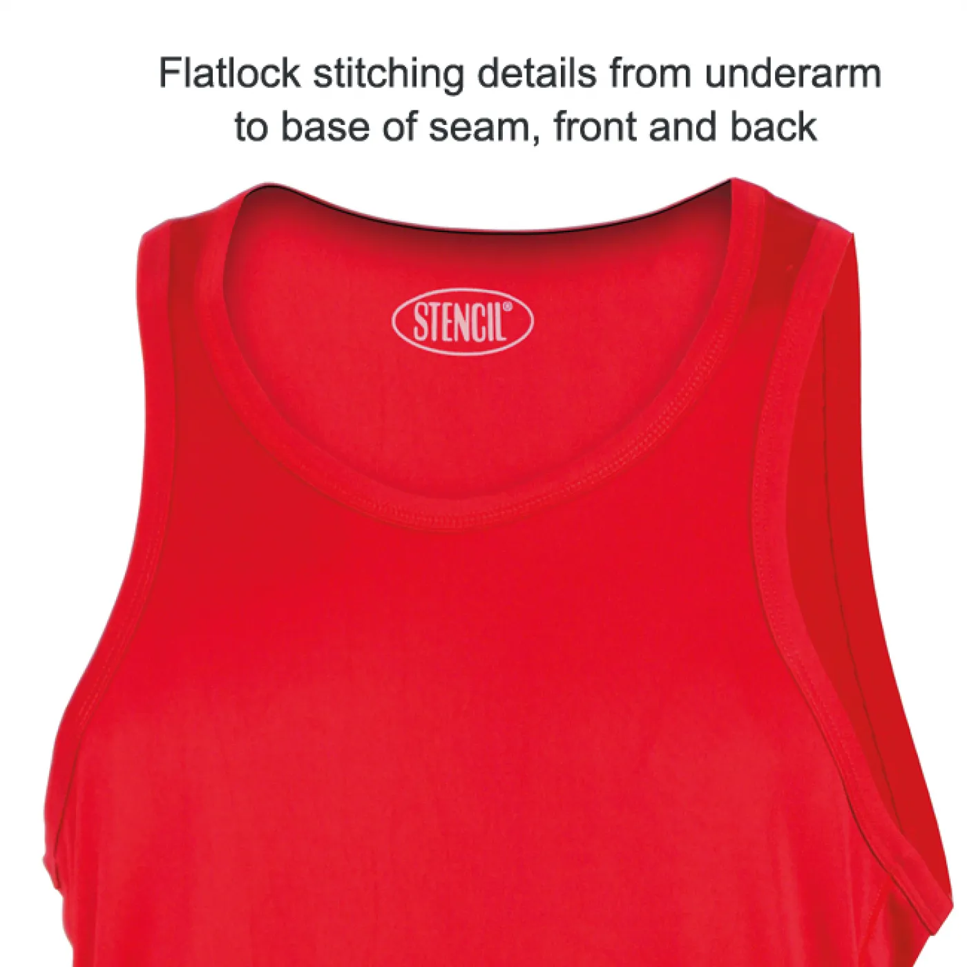 Stencil 7014 Mens Competitor Singlet