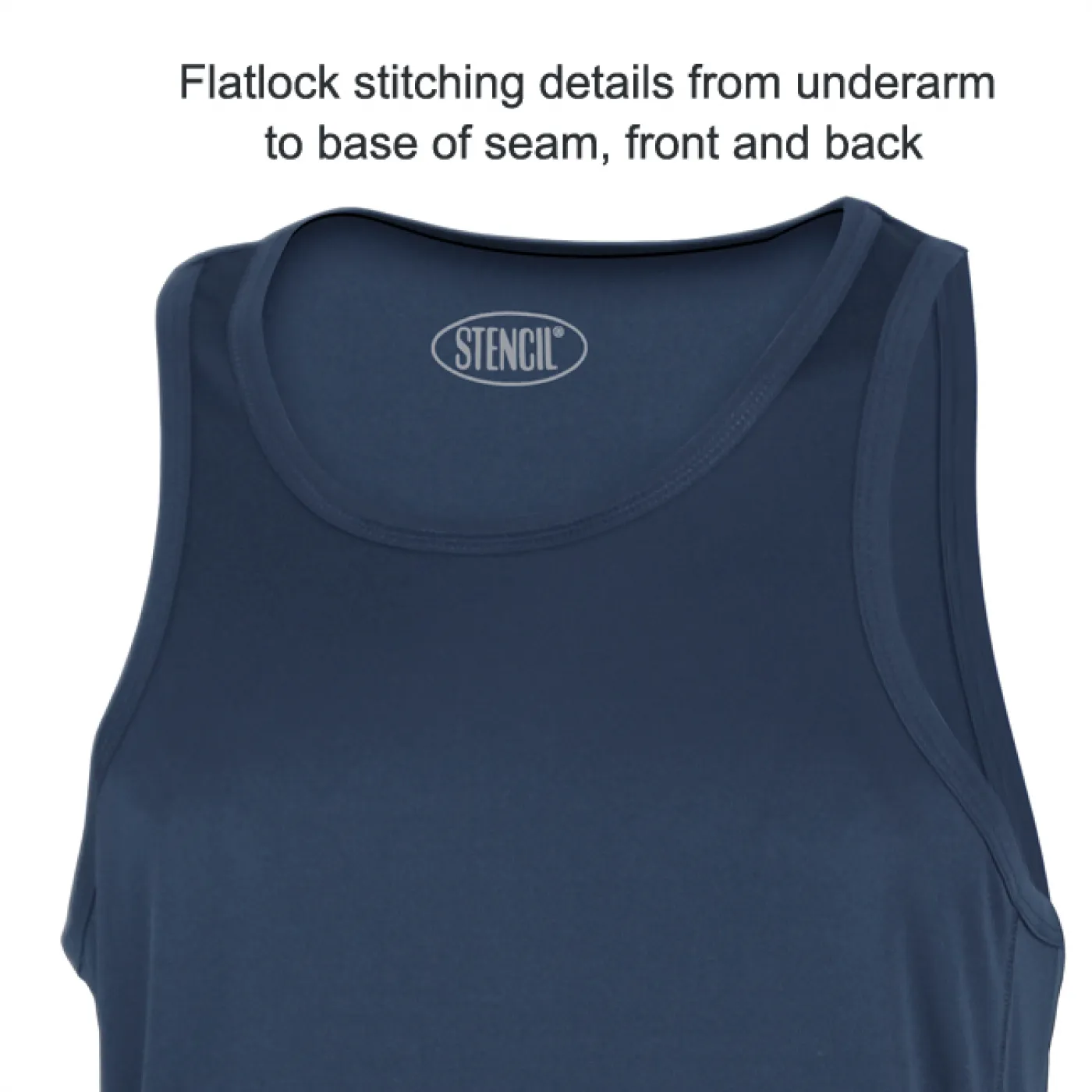 Stencil 7014 Mens Competitor Singlet