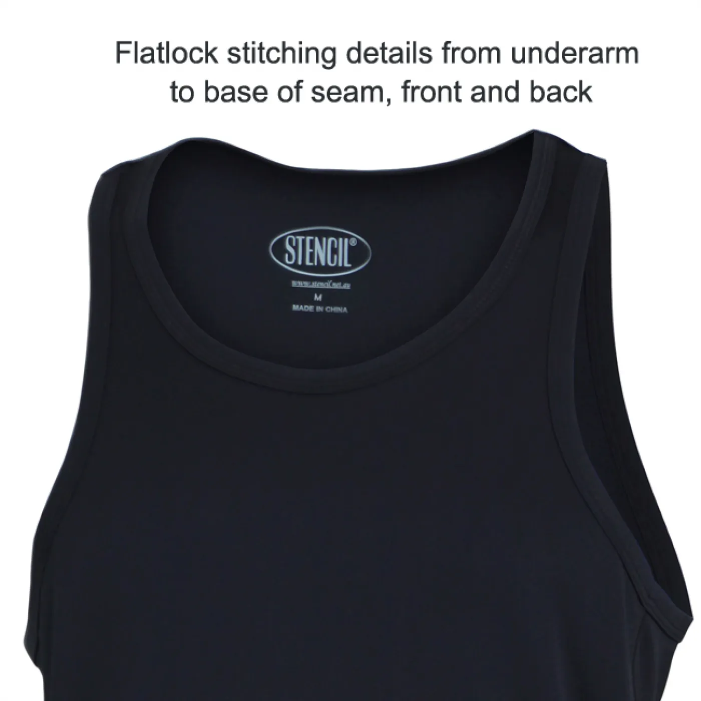Stencil 7014 Mens Competitor Singlet