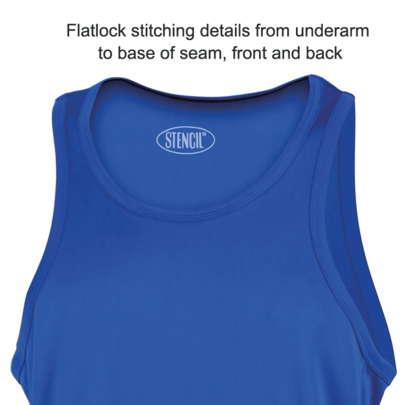 Stencil 7014 Mens Competitor Singlet